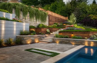 Terraced Retaining Wall Design: Creating Usable Layers on Steep Slopes Wall Design